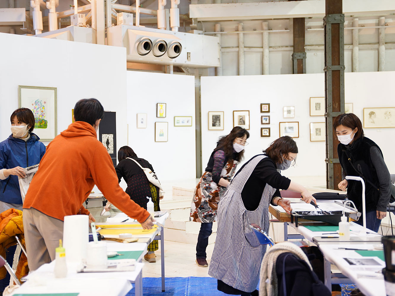 ワークショップ活動の様子の写真